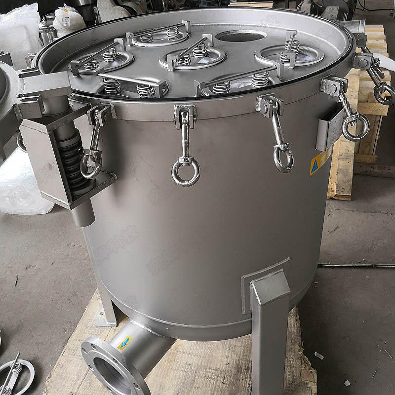 不鏽鋼旋轉彈簧快開袋式過濾器 4