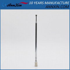 Telescopic Aerial Antenna FM 75 Unbal for all F connector DAB FM Radio