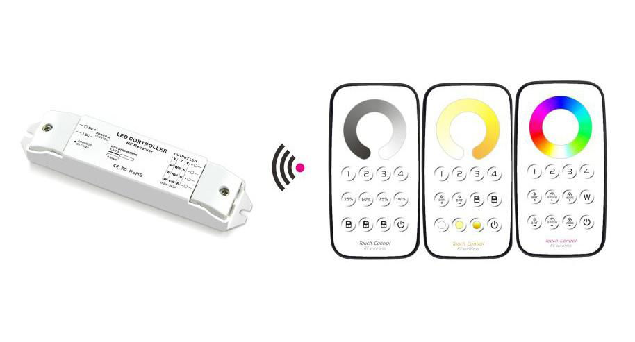 LED分区无线调光调色温RGB控制器 2