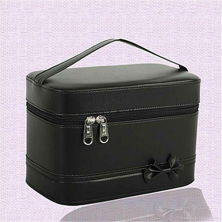 cosmetics case PU beauty case makeup storage box jewelry organizer women vanity 