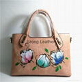 Oriental beauty women handbag messenger bag briefcase PU woman commuter bag 3