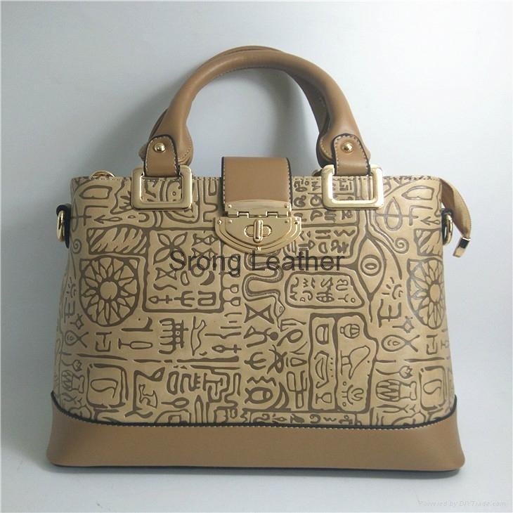 women handbag messenger bag briefcase PU woman commuter bag ancient Chinese bag 5