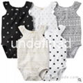 Short sleeved baby romper suits 1