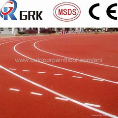 rubber tartan track surface (Spray coat)