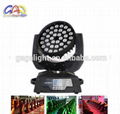 36X18W 6in 1 RGBWA UV LED Zoom Moving