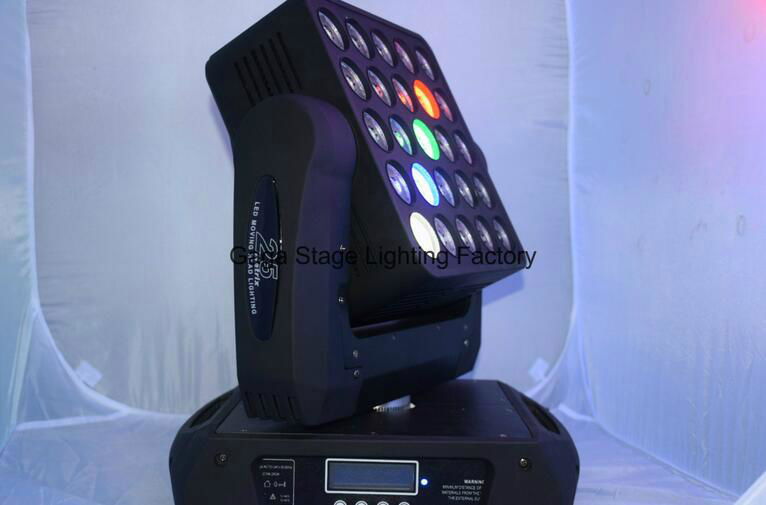 25PCS 12W Matrix LED Moving Head Light Wash Panel 2