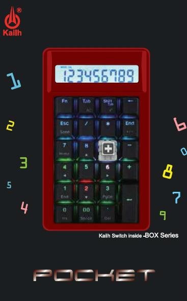 2017Kailh Pocket RGB Mechanical Numeric Keypad for Desktop Notebook 5