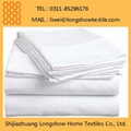 100% Polyester Bed Sheet Hotel Hospitality Guest Rooms Beddings Microfiber Sets 1