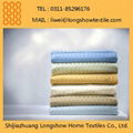 White Jacquard Bed Sheet Fabric Used in Hotels and Hospitals