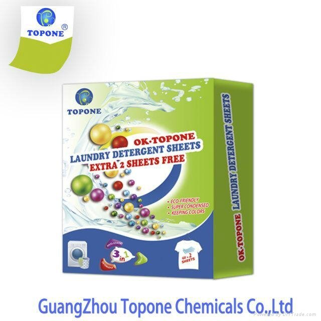 Topone Brand New  Natural Laundry Detergent Super Clean Safe Dryer Sheet 2