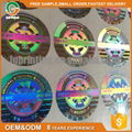 OEM 3D laser sticker VOID anti-fake security label 3