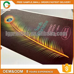 custom self adhesive label paper embossed packing label