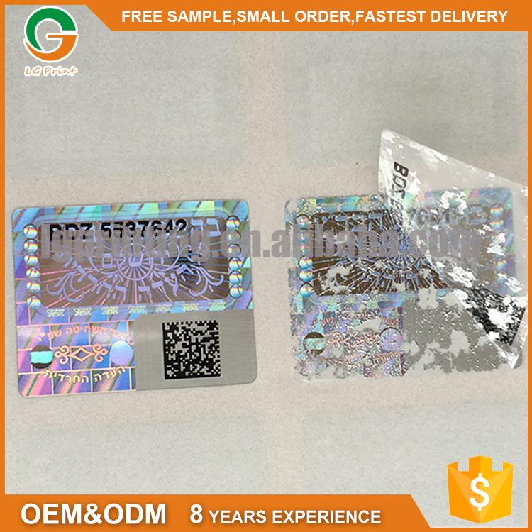 3d Security Sticker Custom Overlay Hologram Labels Sticker