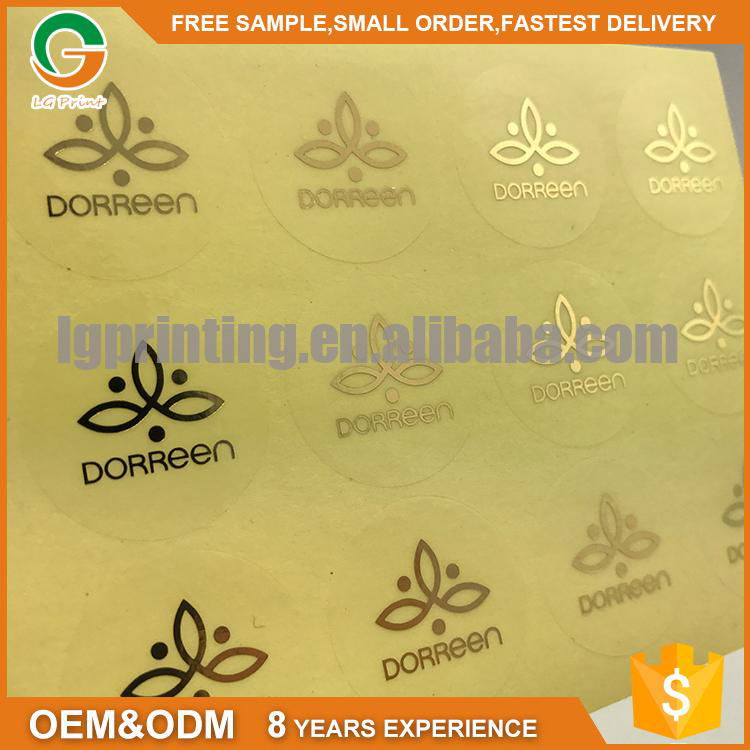 Gold Stamping sticker 5