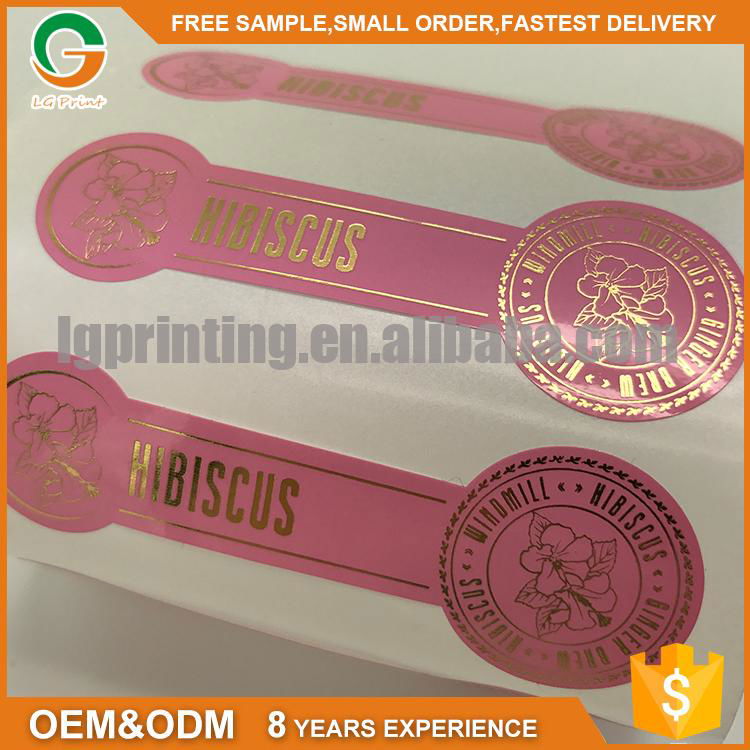 Gold Stamping sticker 4