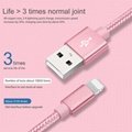  USB Cable Fast Charging Metallic Nylon Braided for Micro cable  6