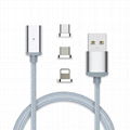usb 2.0 / 3.0 3 in 1 Magnetic USB A to lightning, Type C, Micro 5