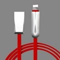 Solid Zinc Alloy Flat Fast Charging lightning USB Mobile Phone Cable for iPhone