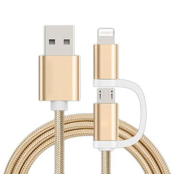 2 in 1 cellphone cable usb data cable mobile phone Charger multifunction cable 4