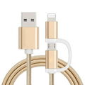 2 in 1 cellphone cable usb data cable mobile phone Charger multifunction cable 4