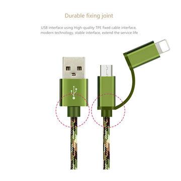 2 in 1 cellphone cable usb data cable mobile phone Charger multifunction cable