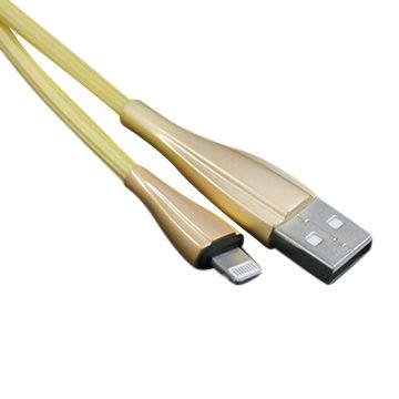 Zinc alloy USB A to lightning data cable for iPhone