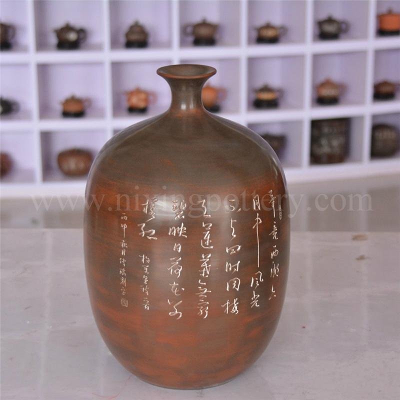 Custom Household Decoration Ceramic Flower Handmade Vase 2