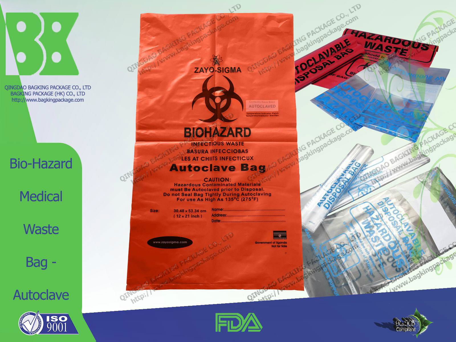 Biohazard Waste Bag 3