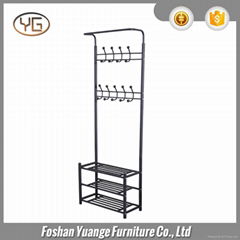 3 Tier Chrome Wire Shoe Rack with Stainless Steel Frame Rack