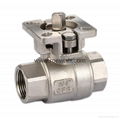 Electric DC24V AC220V Threaded Ends Motorized Ball Valve  3