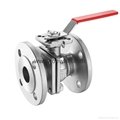Double Acting Single Acting Pneumatic Flanged Ball Valve  2