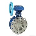 Double Acting Spring Return Pneumatic Flanged Butterfly Valve  3
