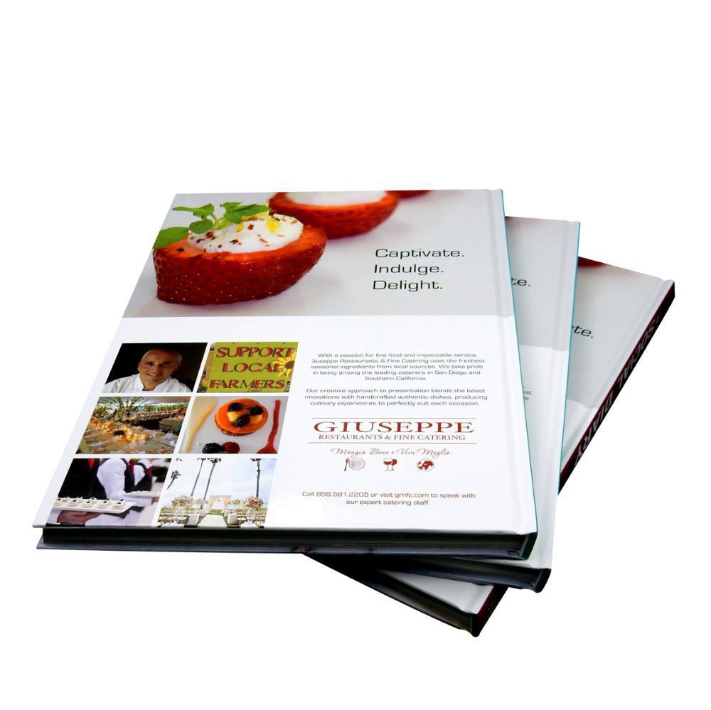 Full color hard cover printing service for books 5
