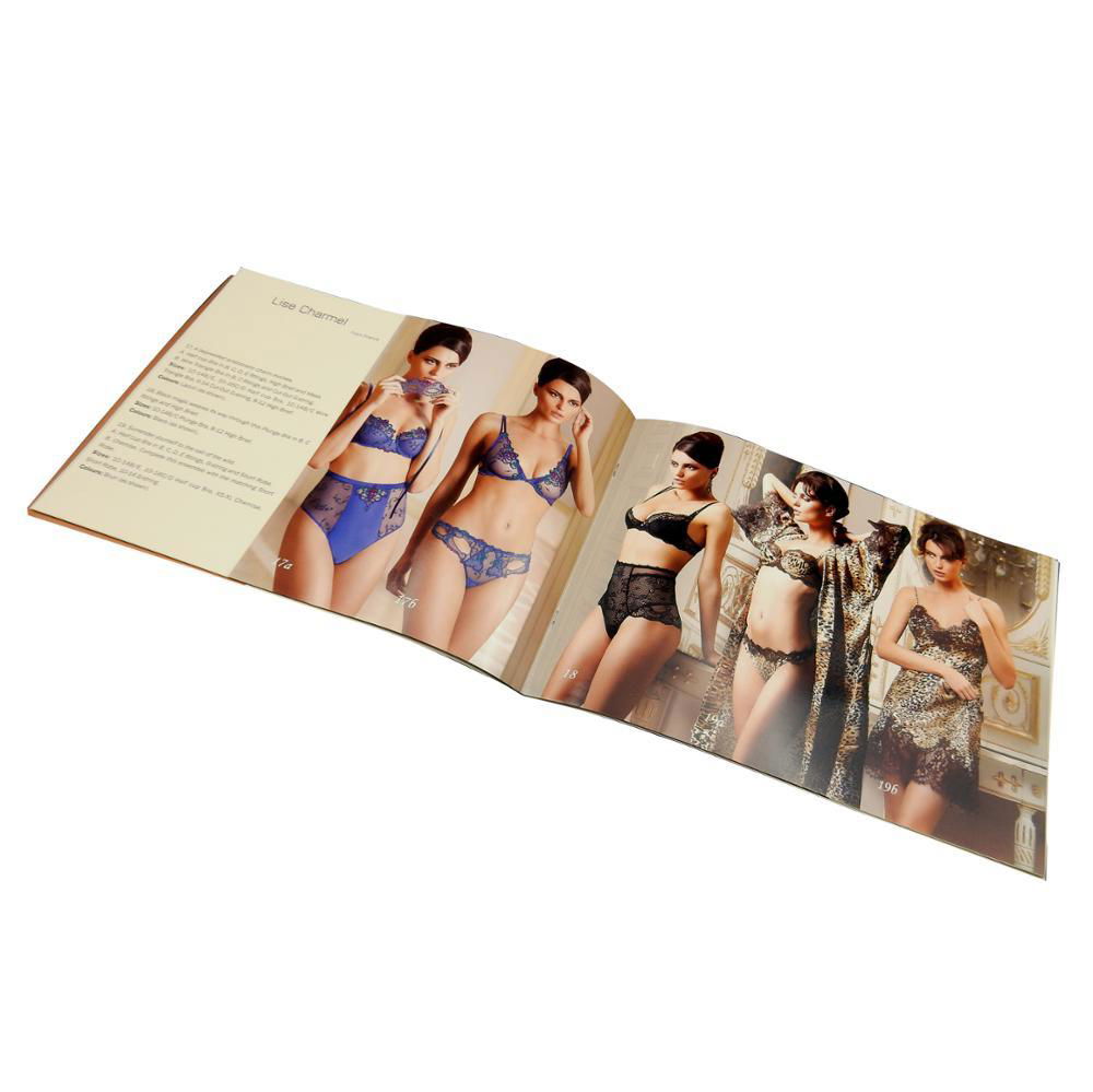 China full color softcover cheap brochure printing 4