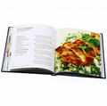 Full color hardcover book custom cookbook printing 5