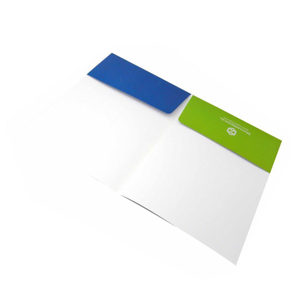 Custom well designed full color presentation folder printing 2