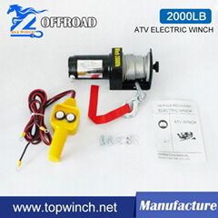 2000lbs ATV Electric Winch