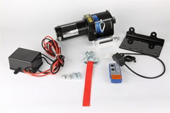 3000lbs 12v/24v Electric winch with Synthetic Rope