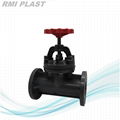 Manual Operated UPVC Globe Valve Flange