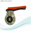 PP Butterfly Valve Wafer Type DIN PN10 2