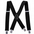  Heavy Duty 2 Inch Wide X Shape Strong Clip Suspender 1
