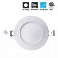 Recessed led slim panel with junction