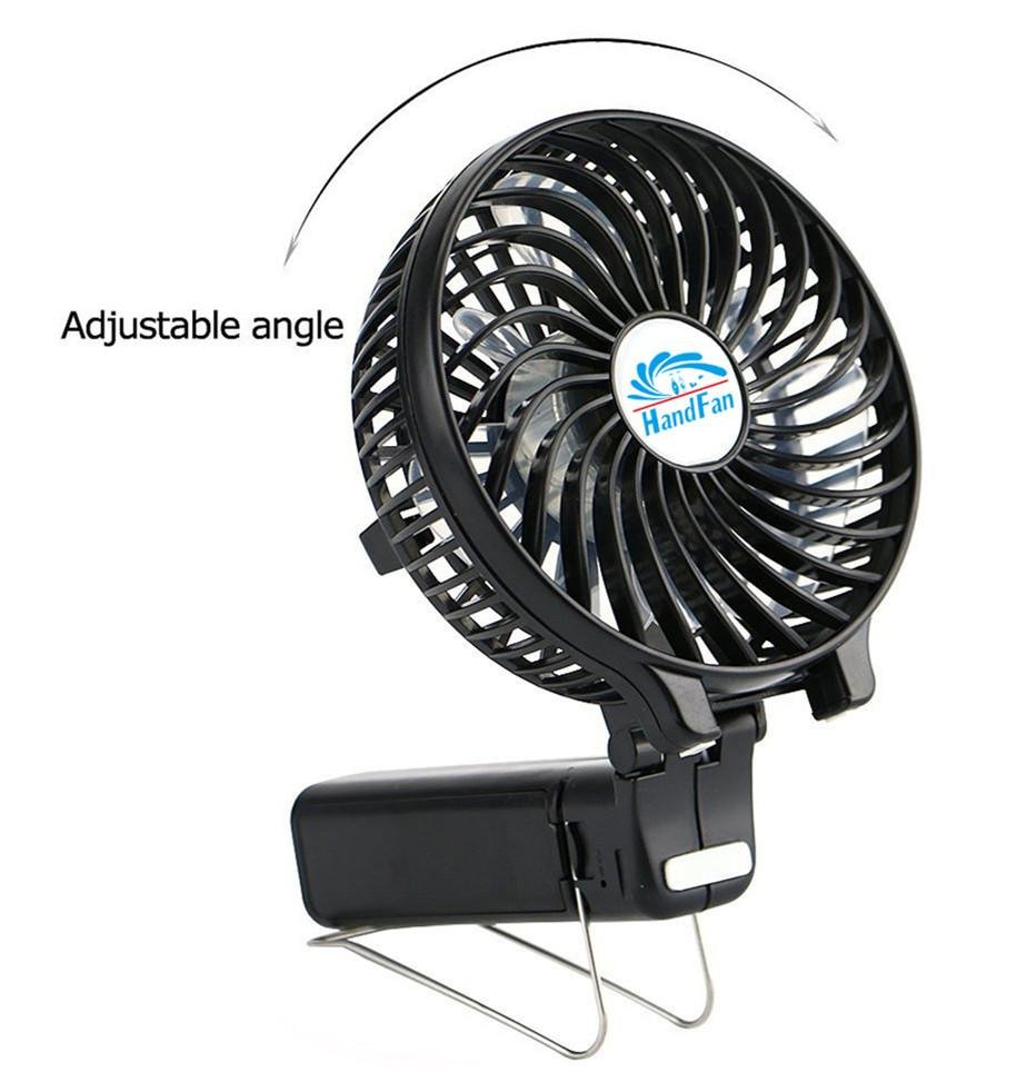 Wholesale electric desk personalized hand held folding fans 4