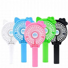 Usb mini electric plastic hand 4 inch usb mini desk fan for children