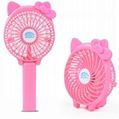 Usb mini electric plastic hand 4 inch usb mini desk fan for children 2