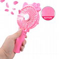 Usb mini electric plastic hand 4 inch usb mini desk fan for children 5