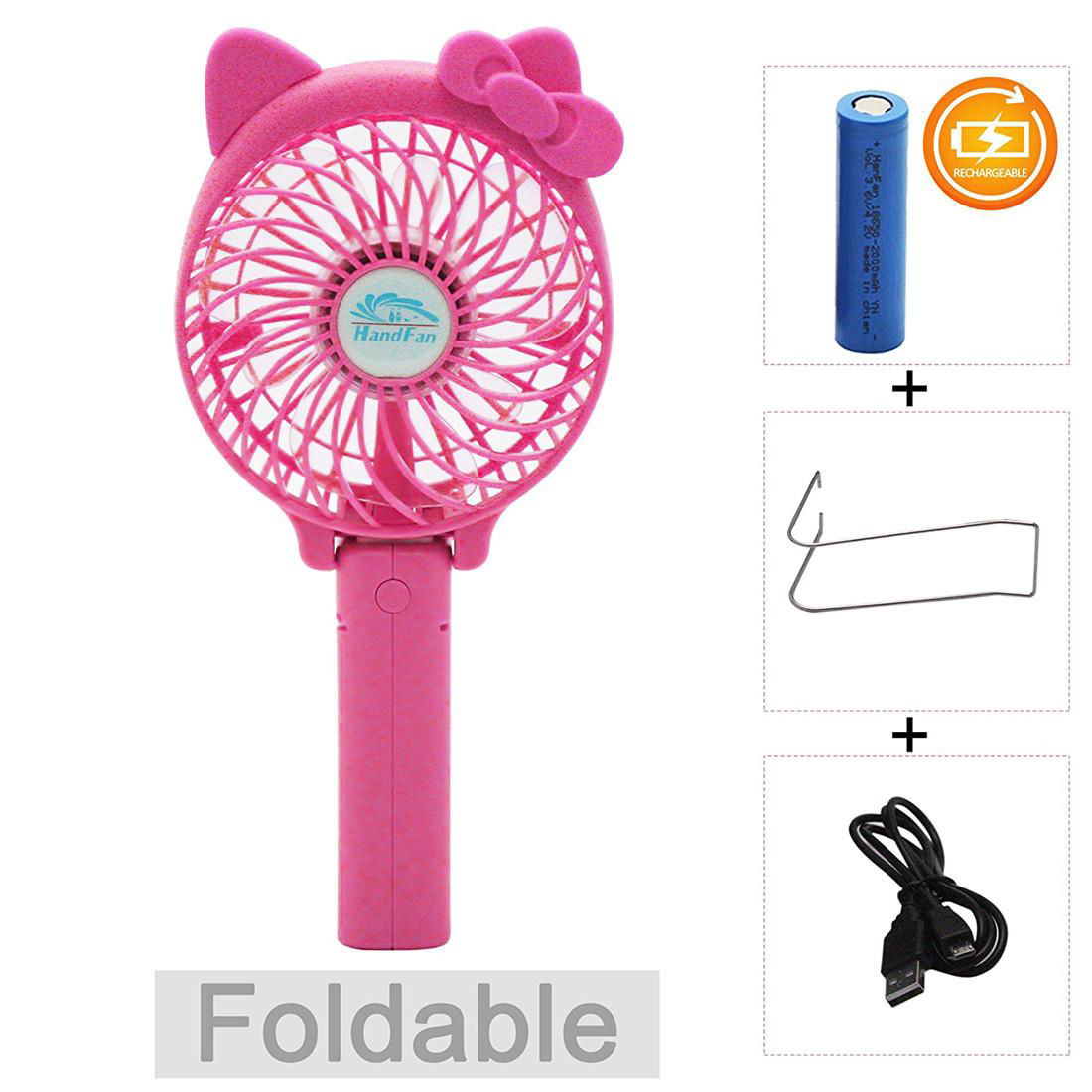 Usb mini electric plastic hand 4 inch usb mini desk fan for children 4