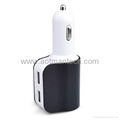 12v power adapter battery charger car 5v 3.1a 3 port usb charger 2