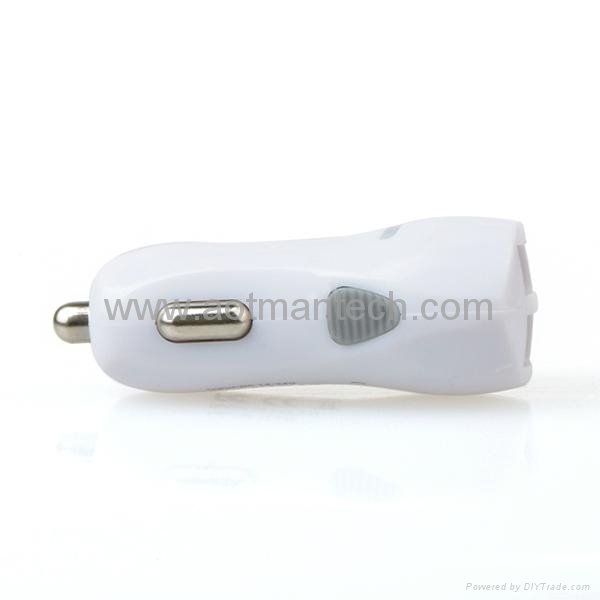 12v dc power adapter white 2 port usb car charger from Aotmanfactory 4
