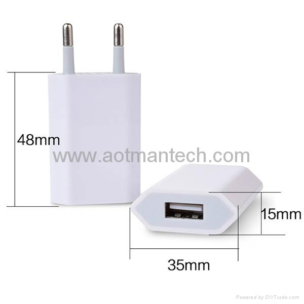 5.0v 1000ma usb travel portable charger usb wall charger for sale 4
